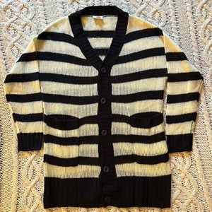 LulaRoe cardigan striped sweater
